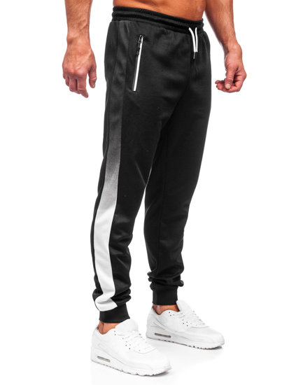 Pantaloni de jogging negri pentru bărbați de la Bolf 8K188