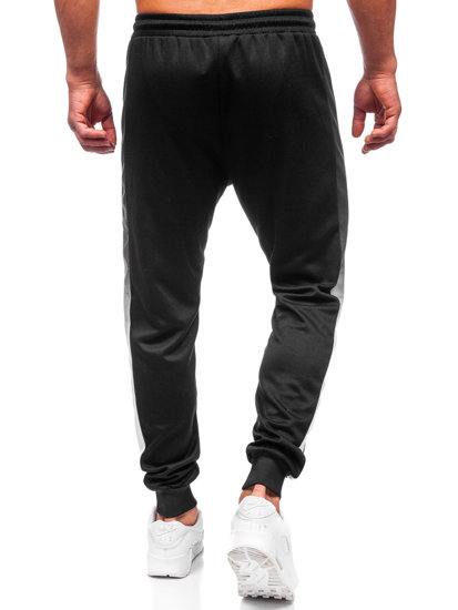 Pantaloni de jogging negri pentru bărbați de la Bolf 8K188