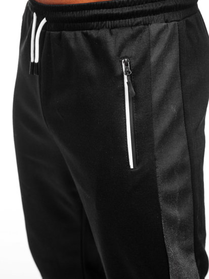 Pantaloni de jogging negri pentru bărbați de la Bolf 8K188