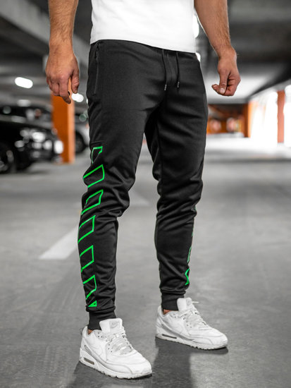 Pantaloni de jogging negri pentru bărbați de la Bolf HL9161