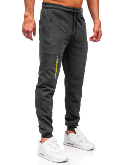 Pantaloni de jogging pentru bărbați din grafit de la Bolf JX6297