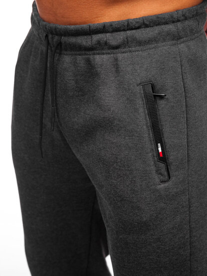 Pantaloni de jogging pentru bărbați din grafit de la Bolf JX6603