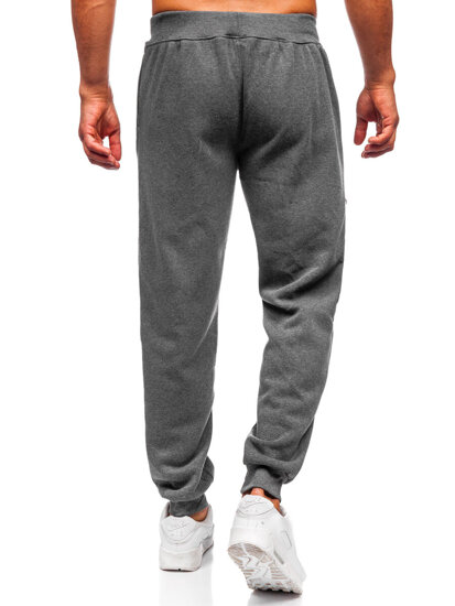 Pantaloni de jogging pentru bărbați groși din grafit de la Bolf MS002