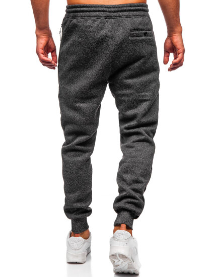 Pantaloni de jogging pentru bărbați izolați cu grafit Bolf Q1100