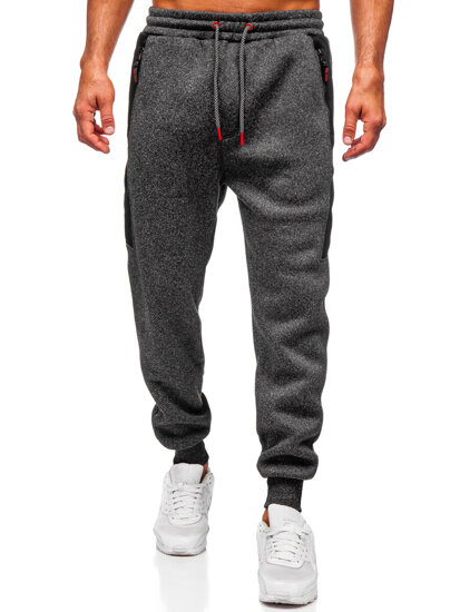 Pantaloni de jogging pentru bărbați izolați cu grafit Bolf Q1102