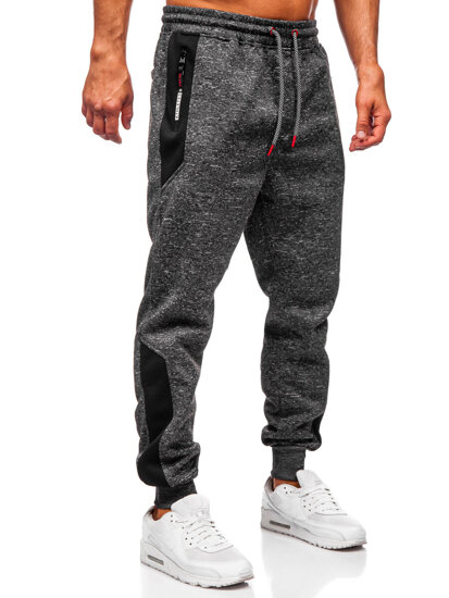 Pantaloni de jogging pentru bărbați izolați cu grafit Bolf Q1200