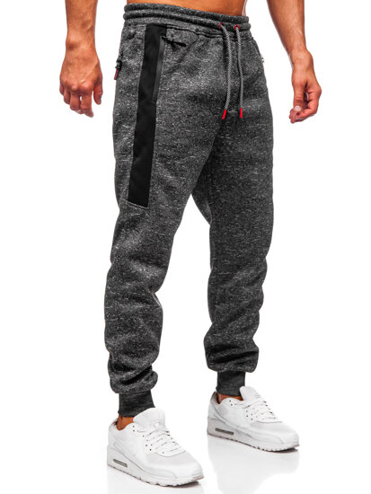 Pantaloni de jogging pentru bărbați izolați cu grafit Bolf Q1201