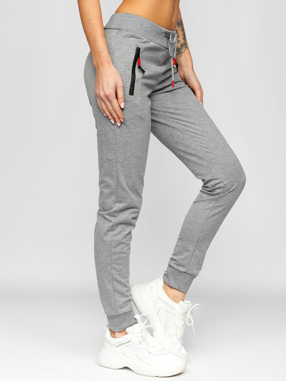 Pantaloni de training gri dame Bolf JX7723