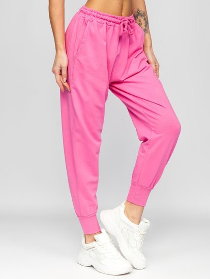 Pantaloni de training roz dame Bolf 0011