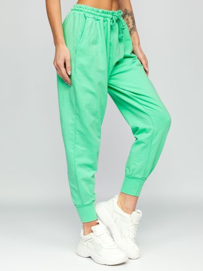 Pantaloni de training verzi dame Bolf 0011