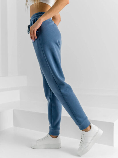 Pantaloni de trening albastri dame Bolf HL540