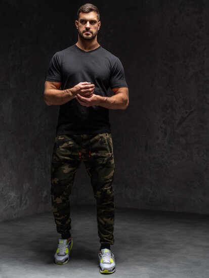 Pantaloni de trening army-kaki Bolf KZ15A1