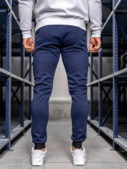 Pantaloni de trening bărbați bleumarin Bolf AM72