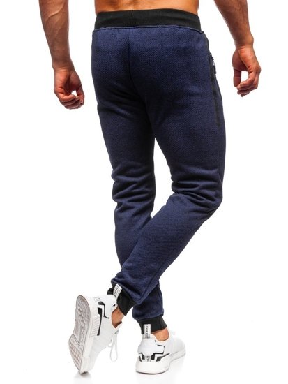 Pantaloni de trening bărbați bleumarin Bolf AM72