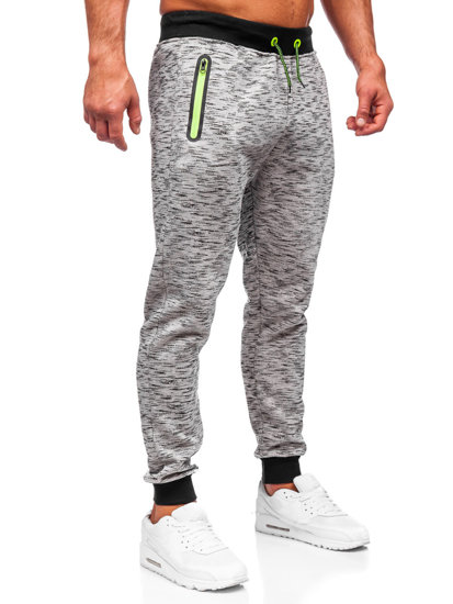 Pantaloni de trening bărbați gri Bolf 55037