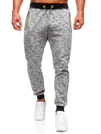 Pantaloni de trening bărbați gri Bolf 55037