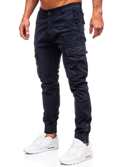 Pantaloni de trening cargo bleumarin army Bolf 2233