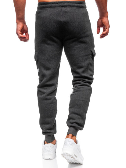 Pantaloni de trening cargo joggers grafit Bolf JX6028