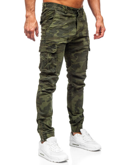 Pantaloni de trening cargo kaki army Bolf 2232