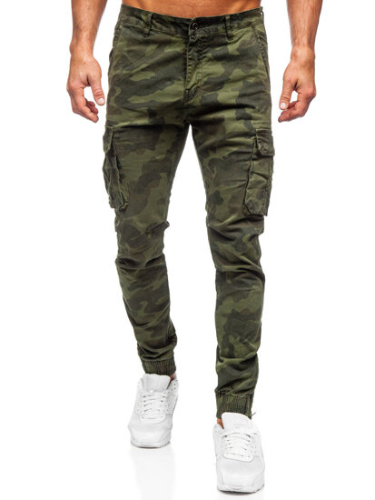 Pantaloni de trening cargo kaki army Bolf 2232