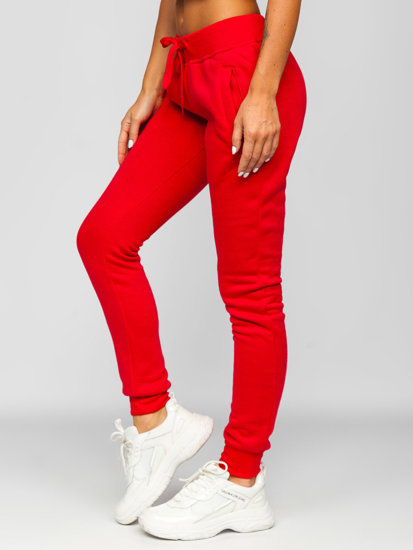 Pantaloni de trening dame roșii Bolf CK-01