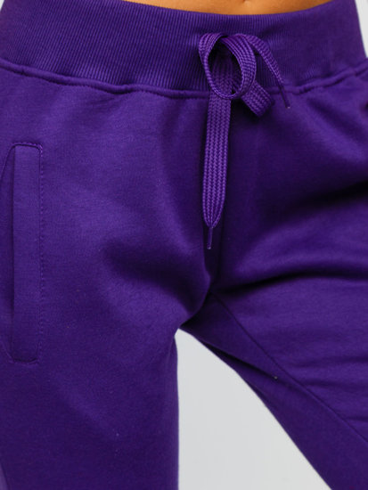 Pantaloni de trening dame violet Bolf CK-01