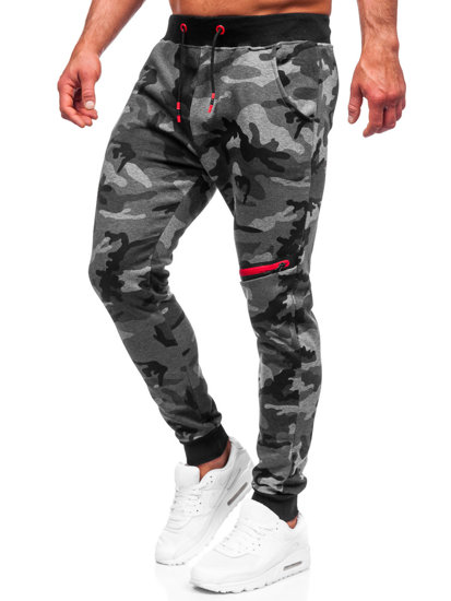 Pantaloni de trening grafit army Bolf KK04