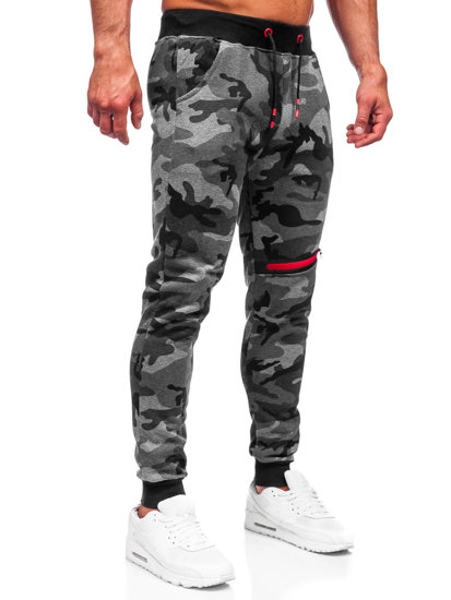 Pantaloni de trening grafit army Bolf KK04