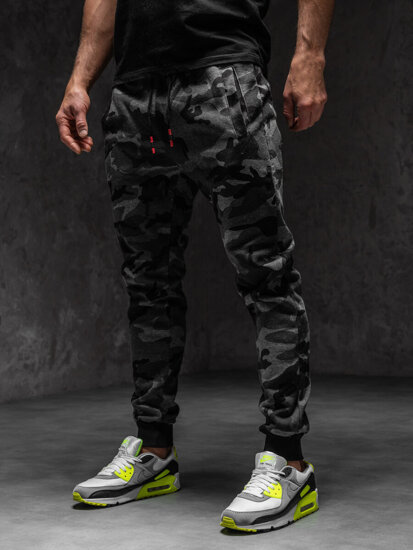 Pantaloni de trening grafit-army Bolf KZ15A1