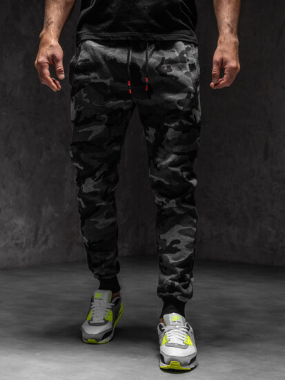 Pantaloni de trening grafit-army Bolf KZ15A1