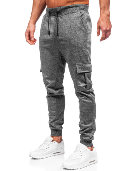 Pantaloni de trening grafit cargo joggers Bolf 8K1130