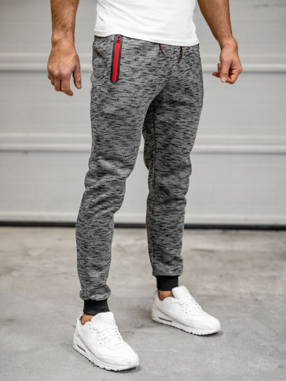 Pantaloni de trening grafit pentru bărbați Bolf 55037A