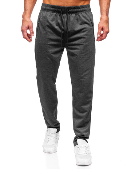 Pantaloni de trening gri-antracit Bolf JX6322