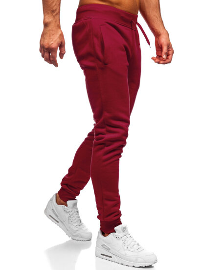 Pantaloni de trening joggers bordo Bolf XW01-A