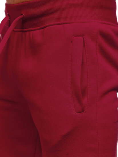 Pantaloni de trening joggers bordo Bolf XW01-A