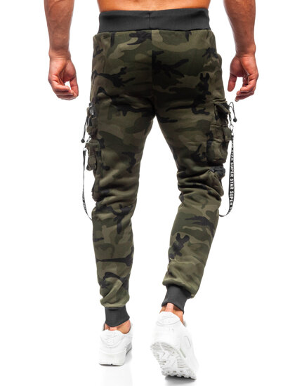 Pantaloni de trening joggers cargo army verde Bolf HSS107