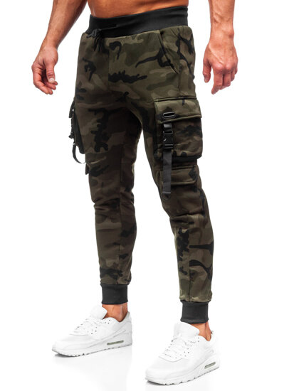 Pantaloni de trening joggers cargo army verde Bolf HSS125