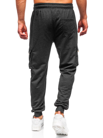 Pantaloni de trening joggers cargo grafit Bolf JX6359