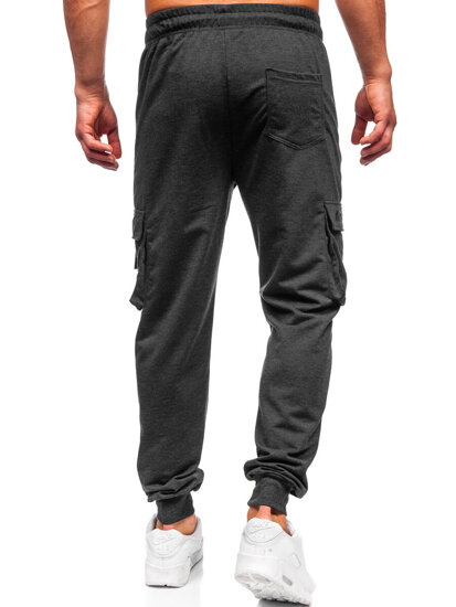 Pantaloni de trening joggers cargo grafit Bolf JX6362