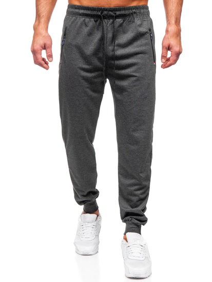 Pantaloni de trening joggers grafit Bolf JX6107