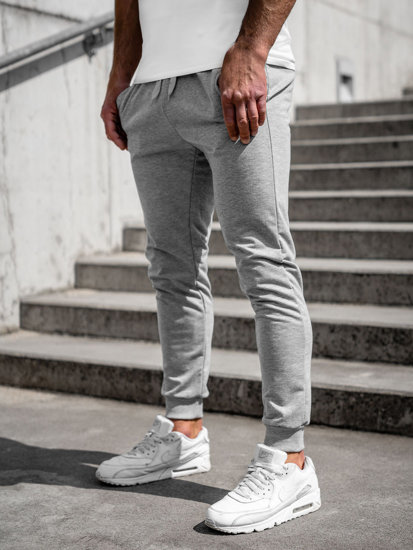 Pantaloni de trening joggers gri Bolf XW02A