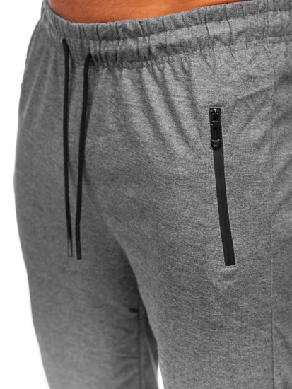 Pantaloni de trening joggers gri-antracit Bolf JX6105