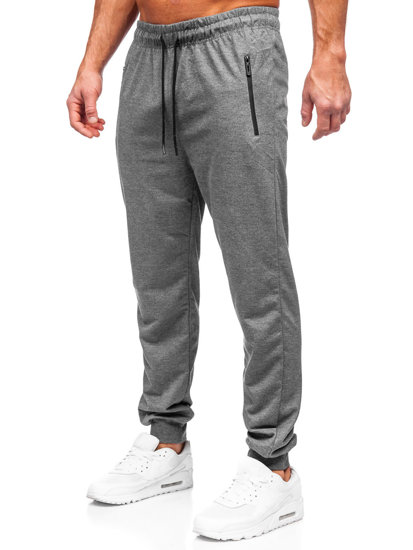 Pantaloni de trening joggers gri-antracit Bolf JX6105