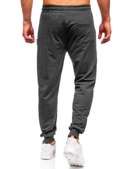 Pantaloni de trening joggers gri-antracit Bolf JX6365