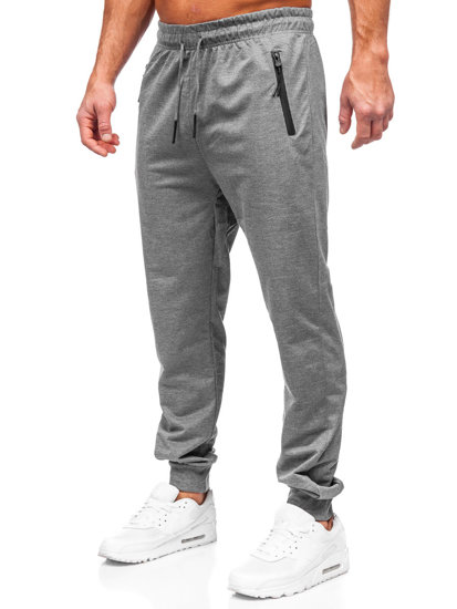 Pantaloni de trening joggers gri-antracit Bolf JX9706