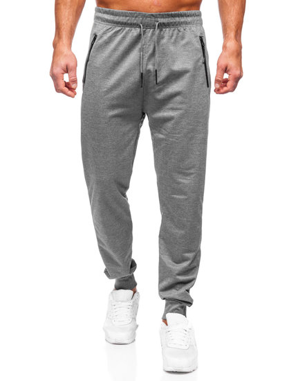 Pantaloni de trening joggers gri-antracit Bolf JX9706