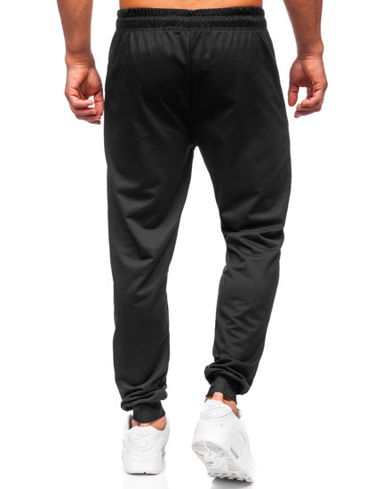 Pantaloni de trening joggers negri Bolf JX6105