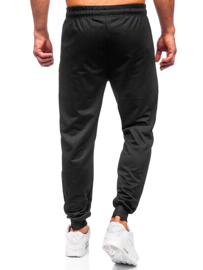 Pantaloni de trening joggers negri Bolf JX6107