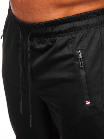 Pantaloni de trening joggers negri Bolf JX6107