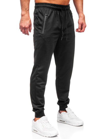 Pantaloni de trening joggers negri Bolf JX6109